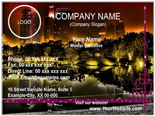 executive business card example