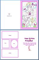 Kids Card:Birthday Princess Example