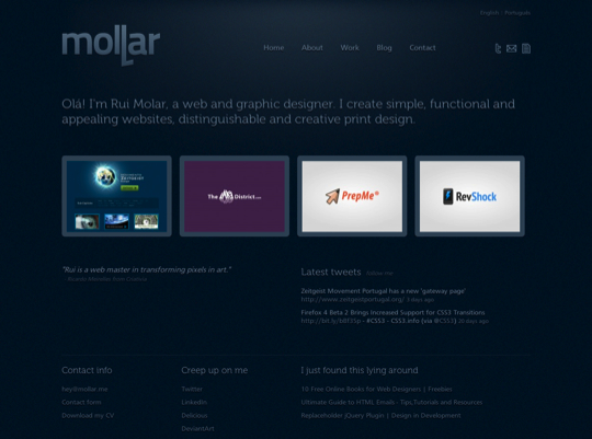 mollar html 5 example