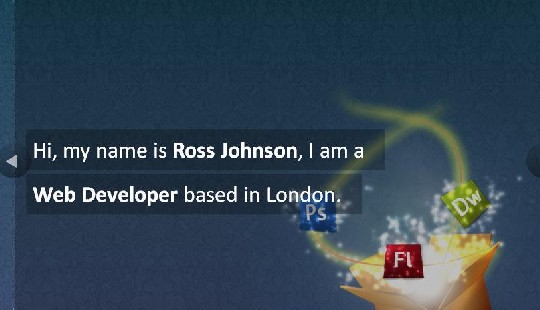ross johnson html 5 example